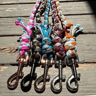 Paracord Hundeleine Tjock Blau